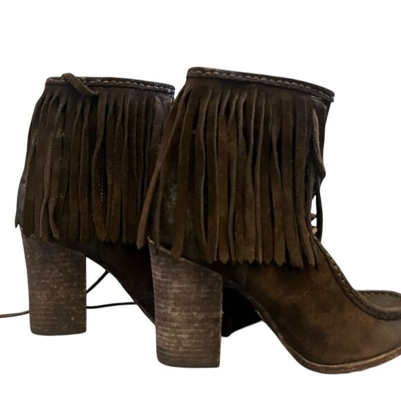 Frye Parker Fringe short Bootie - Picture 2 of 7